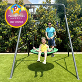 TitanFlex Swing Set with Saucer Swing