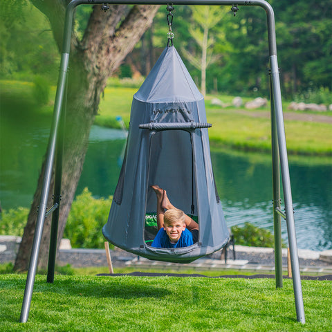 TitanFlex Swing Set with Saucer Tent Swing