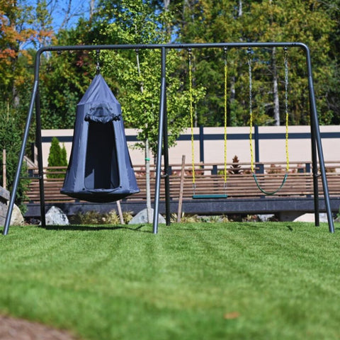 TitanPro Swing Set with Saucer Tent Swing