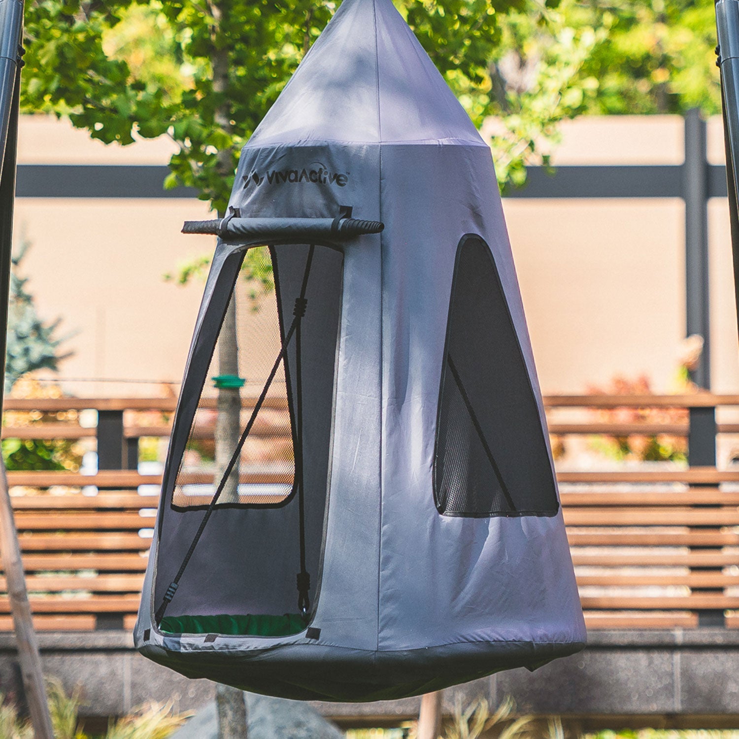 swingaway tent FlyMax Saucer Tree Swing With Tent – gobaplay CA