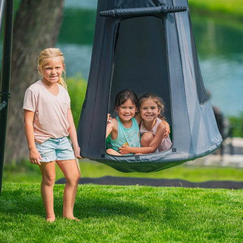 FlyMax Saucer Tree Swing With Tent